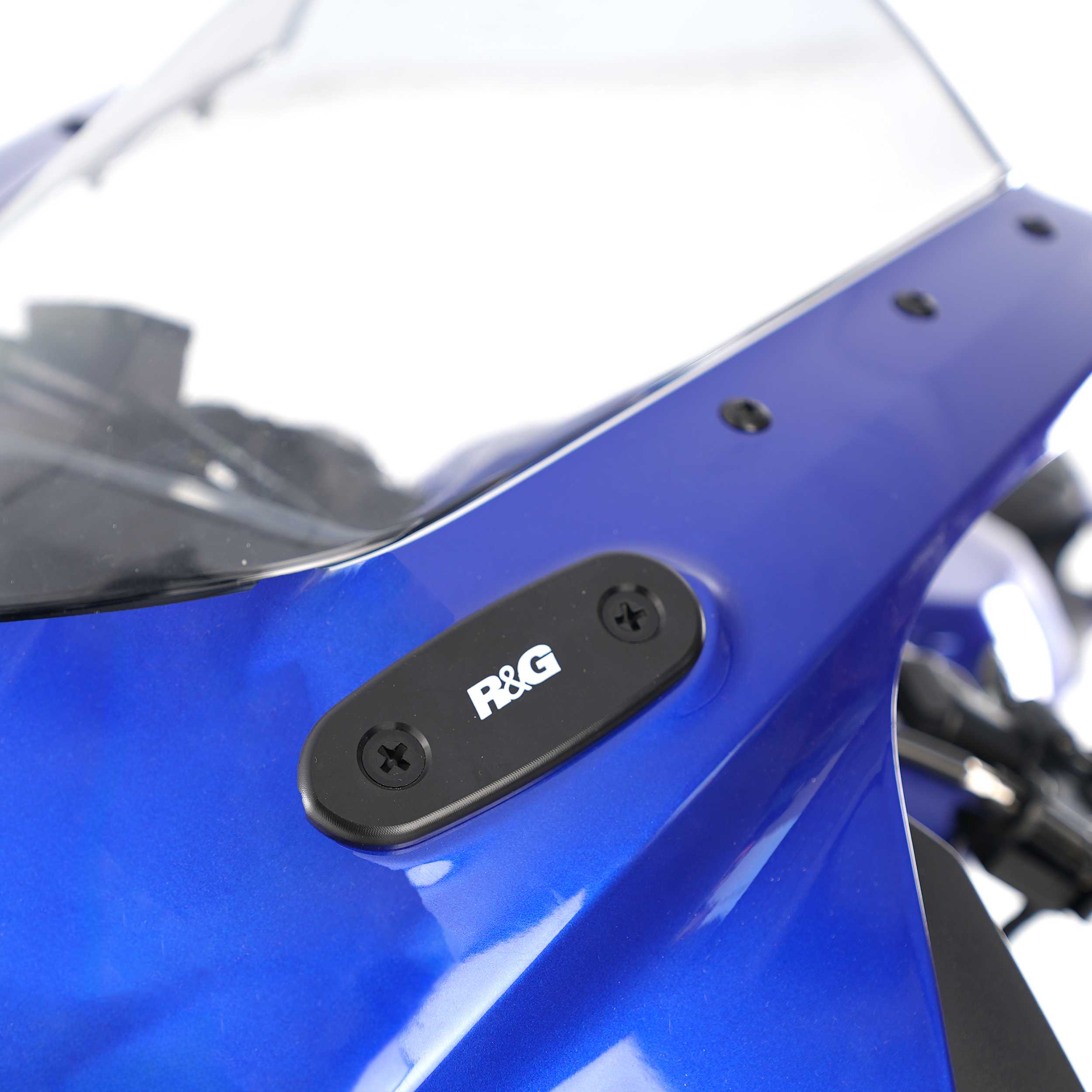 R&G Mirror Blanking Plates for Yamaha R125 (19-26)