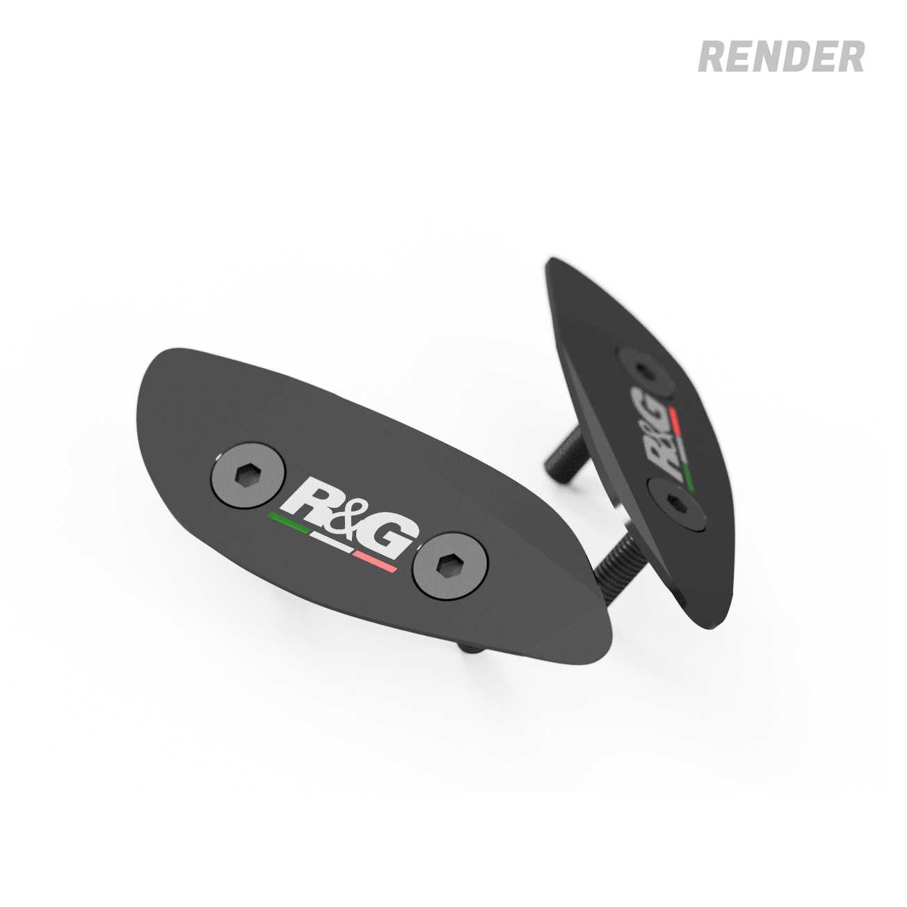 R&G Mirror Blanking Plates for Aprilia RS 660 (25-26)