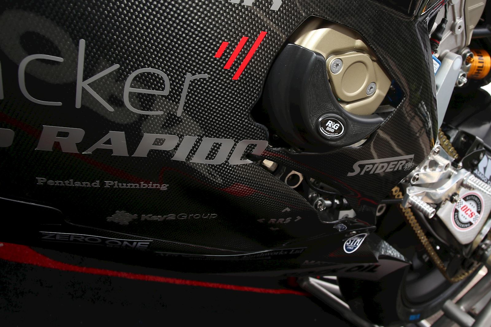 R&G Engine Case Slider for Ducati Panigale V4 (19)