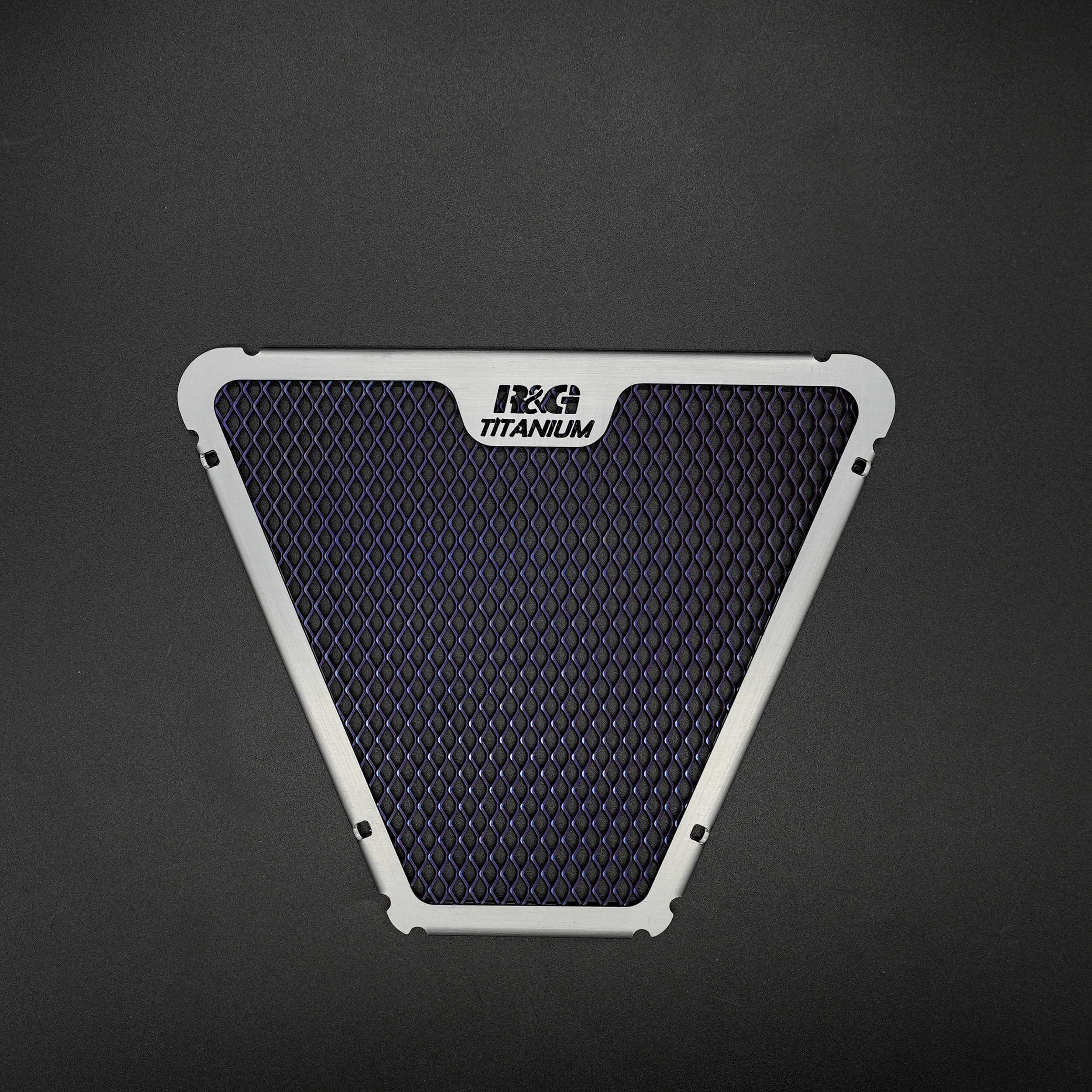 R&G Oil Cooler Guard Titanium for Ducati Streetfighter V4 (20-24)