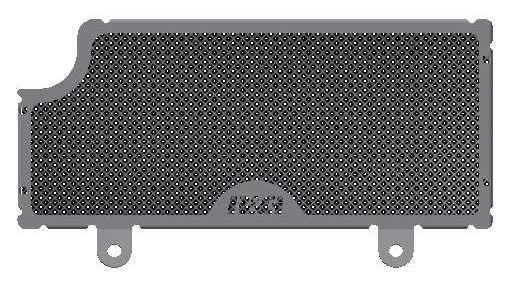 R&G Oil Cooler Guard Titanium for Kawasaki Ninja ZX-10R (21-26)