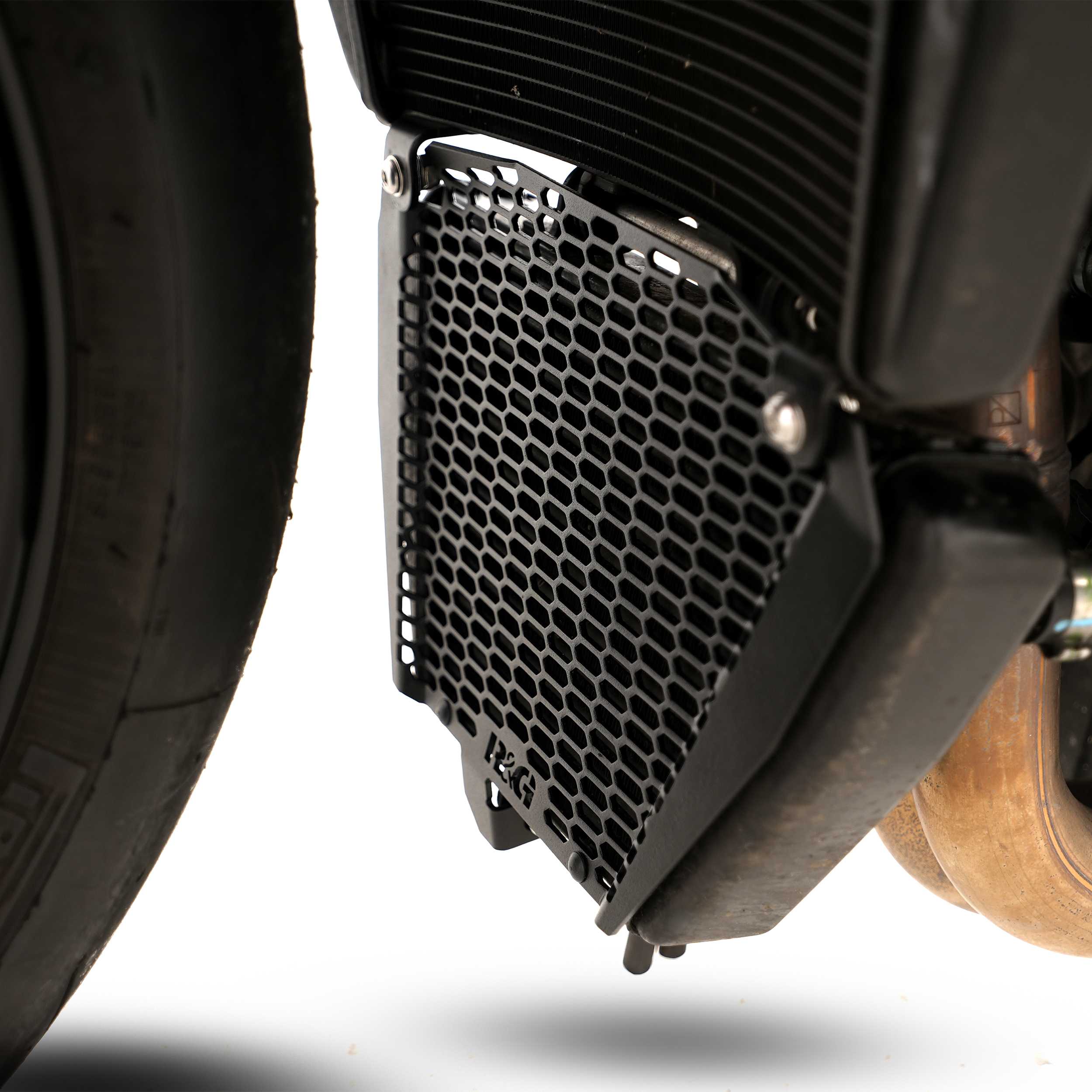 R&G Oil Cooler Guard for Aprilia Tuono 1100 Factory (25-26)