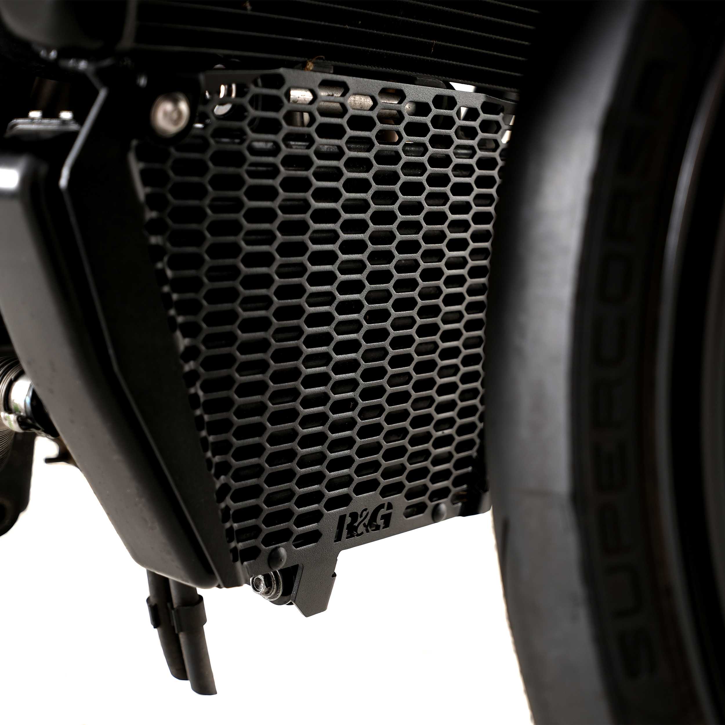R&G Oil Cooler Guard for Aprilia Tuono 1100 Factory (25-26)