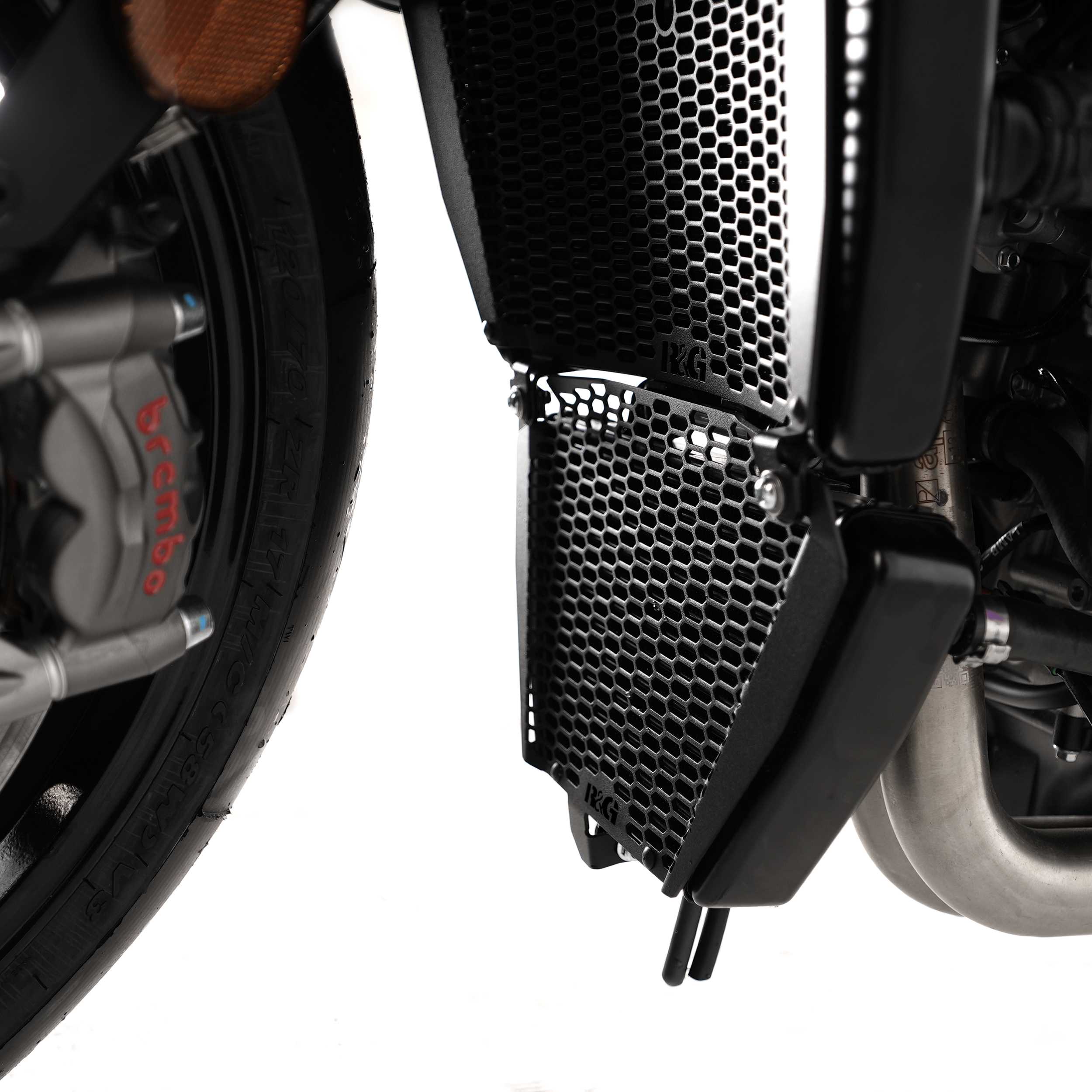 R&G Oil Cooler Guard for Aprilia Tuono 1100 Factory (25-26)