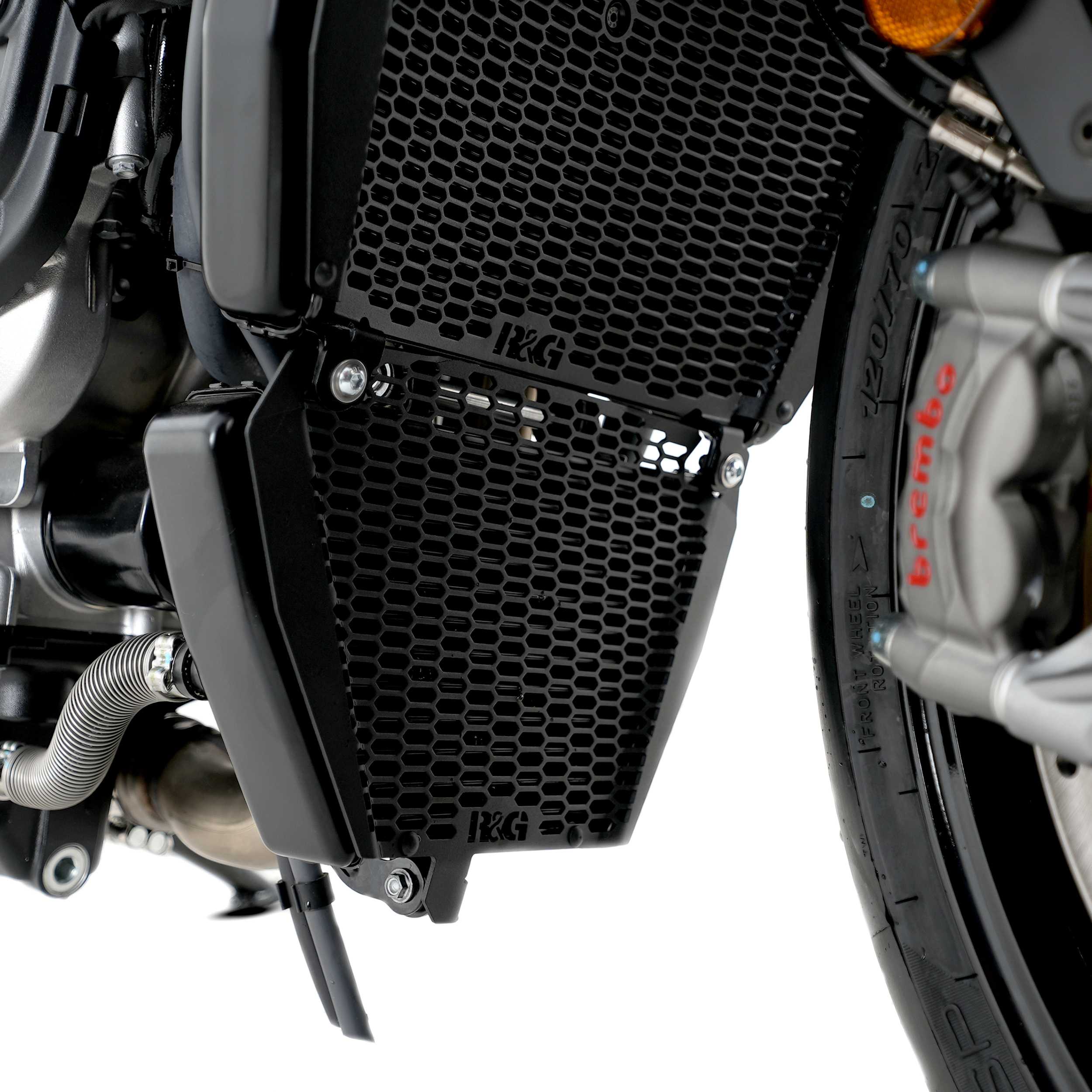 R&G Oil Cooler Guard for Aprilia Tuono 1100 Factory (25-26)