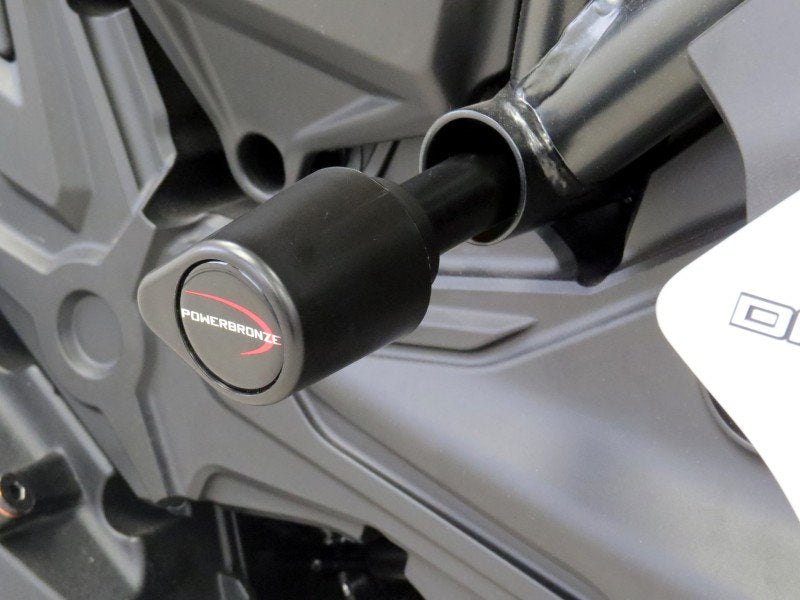 Powerbronze Badged Crash Post Set for Ducati Diavel 1260 S (22-23)