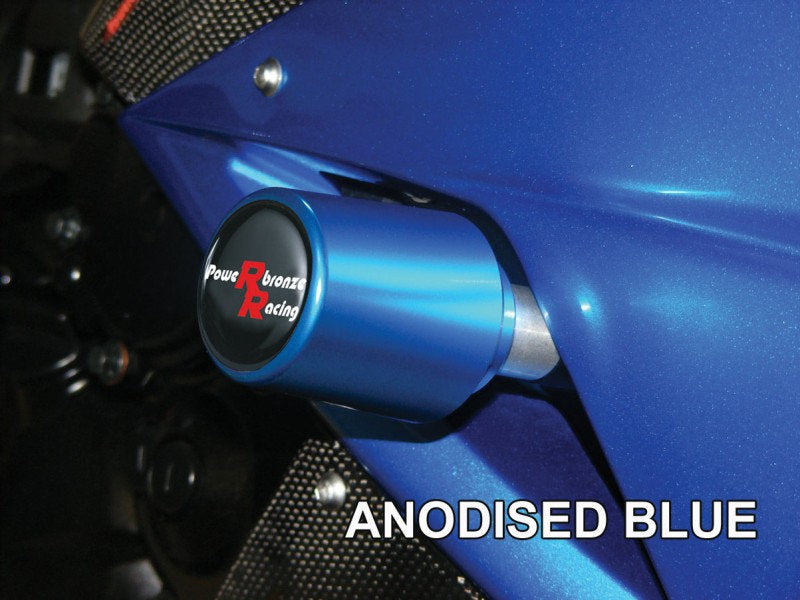 Powerbronze Badged Crash Post Set for Honda CBF600 (04-07)