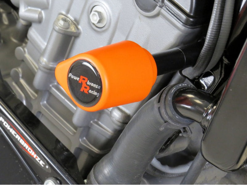 Powerbronze Badged Crash Post Set for KTM 790 Duke (18-20)