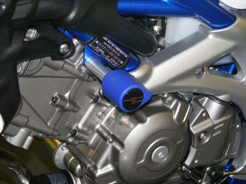 Powerbronze Badged Crash Post Set for Suzuki Gladius 650 (09-16)