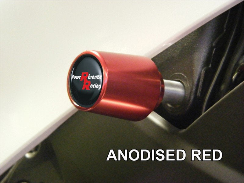 Powerbronze Badged Crash Post Set for Suzuki GSX R 1000 (17-22)