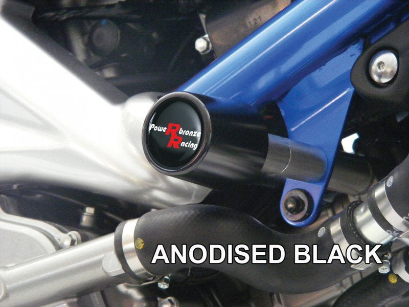 Powerbronze Badged Crash Post Set for Yamaha FZ6 (04-06)