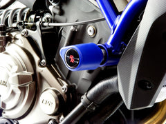 Powerbronze Badged Crash Post Set for Yamaha FJ-07 Tracer (16-23)