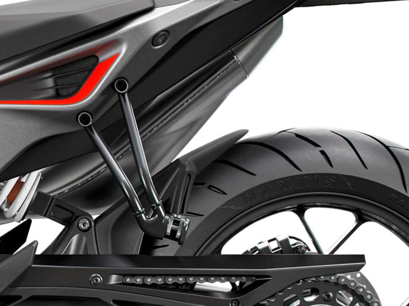 Puig Rear Mudguard Extender In Matt Black for KTM 890 Duke R (20-24)
