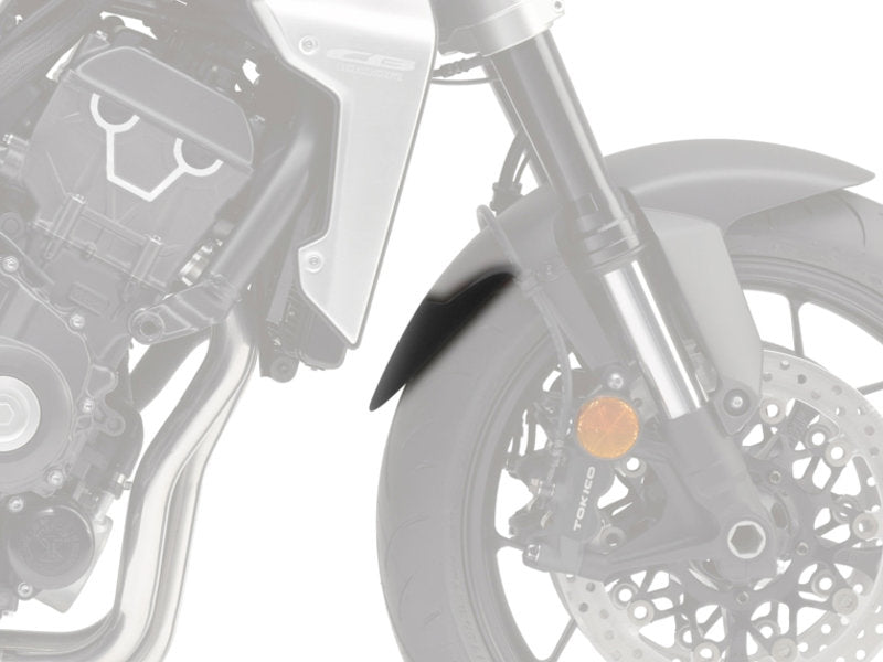 Puig Front Mudguard Extender In Black for Honda CB1000 R Neo Sports Cafe (18-25)