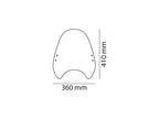 Puig Custom II Screen In Clear for BMW R Nine T Urban G/S (21-24)
