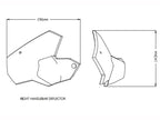 Puig Handlebar Wind Deflectors In Clear for BMW F900 XR (20-25)