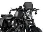 Puig Aluminium Fly Screen In Black for Harley Davidson Sportster 883 Iron XL883N (09-12)