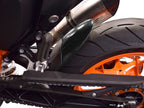 Puig Rear Mudguard Extender In Matt Black for KTM 125 Duke (17-23)