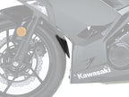 Puig Front Mudguard Extender In Black for Kawasaki Ninja 500 (24-25)