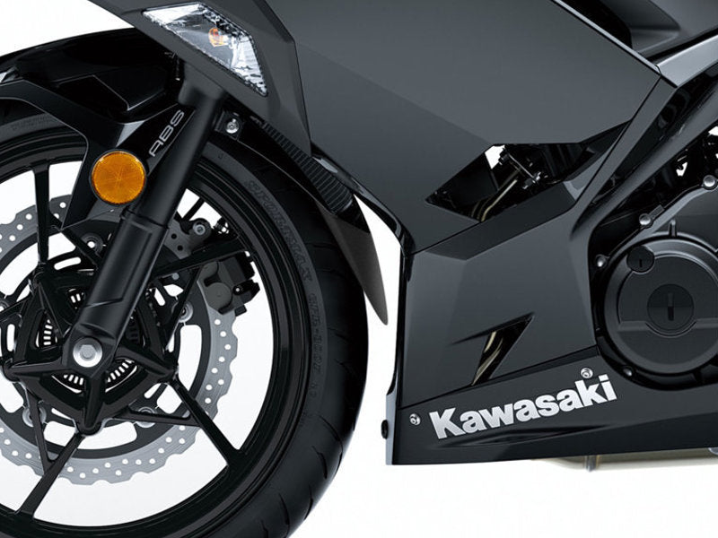 Puig Front Mudguard Extender In Black for Kawasaki Ninja 400 (18-24)