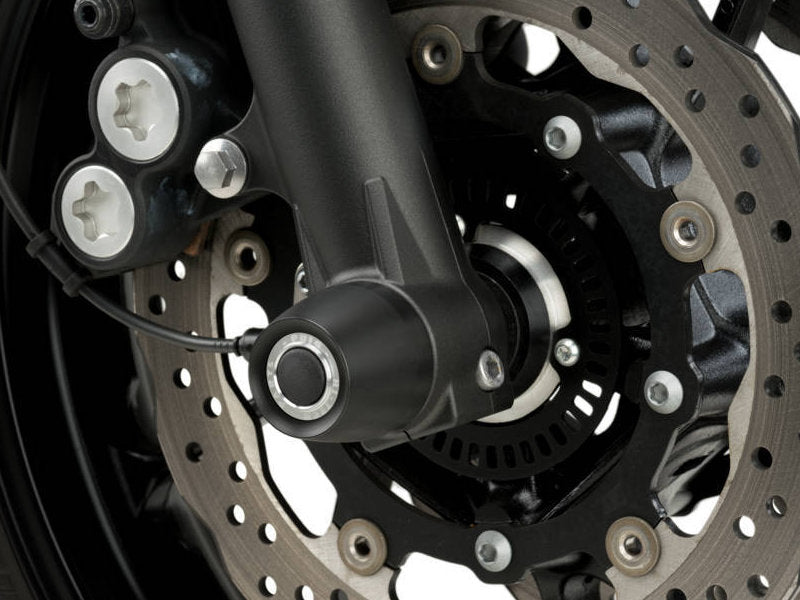 Puig Front Fork Protector In Black for Yamaha MT-07 ABS (14-16)
