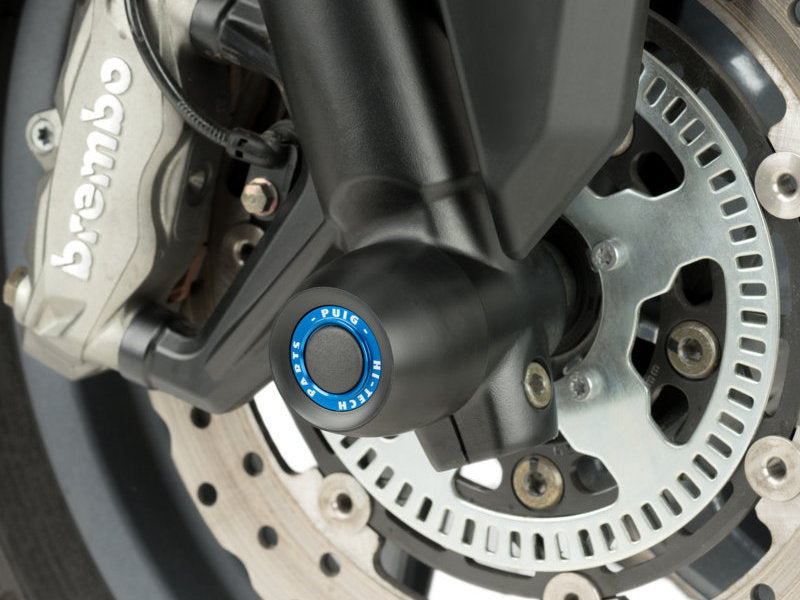 Puig Front Fork Protector In Black for Kymco AK 550 (17-23)