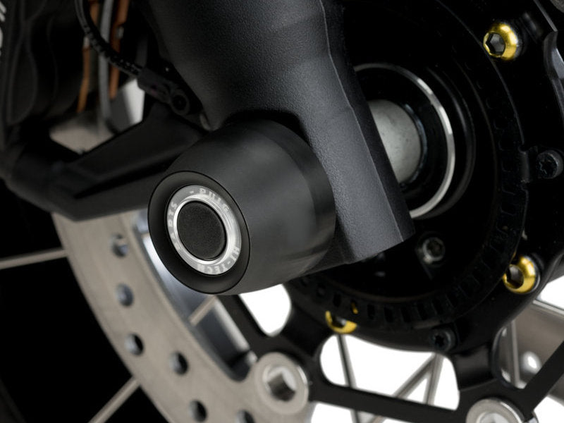 Puig Front Fork Protector In Black for Honda Forza 750 (21-24)