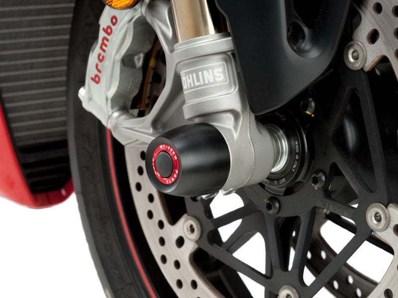 Puig Front Fork Protector In Black for Ducati Streetfighter V4 (20-25)