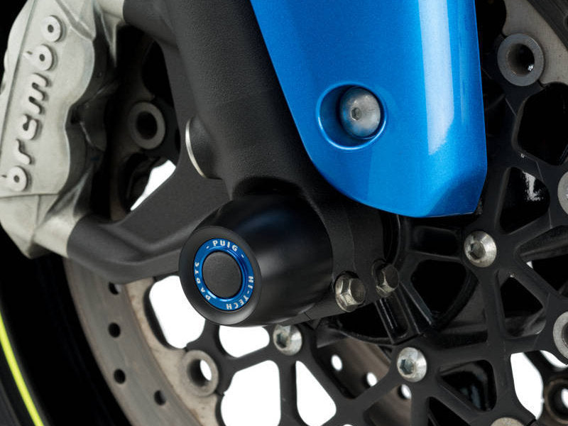 Puig Front Fork Protector In Black for Suzuki GSX R 600 (11-16)