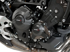 Puig Engine Cover In Black for Yamaha MT-09 Sport Tracker (13-16)