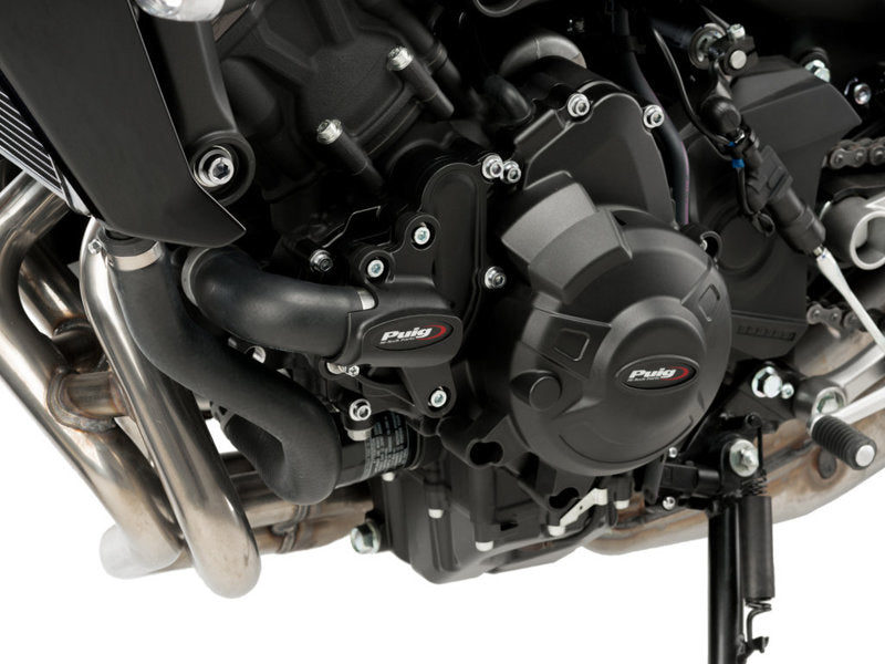 Puig Engine Cover In Black for Yamaha MT-09 Sport Tracker (13-16)
