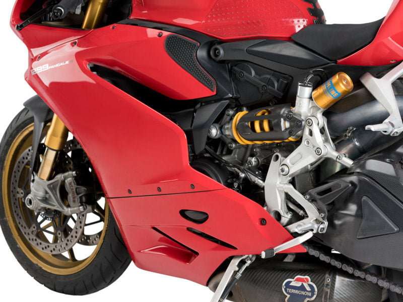Puig Engine Cover In Black for Ducati 1199 Panigale (12-14)
