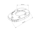 Puig Kickstand Extension Pad In Black for Husqvarna Norden 901 Expedition (23-25)