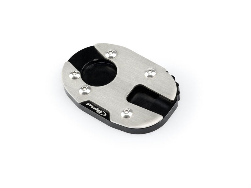 Puig Kickstand Extension Pad In Black for Yamaha MT-07 Moto Cage (14-17)
