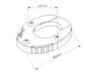 Puig Kickstand Extension Pad In Black for Kawasaki Ninja 400 (18-24)