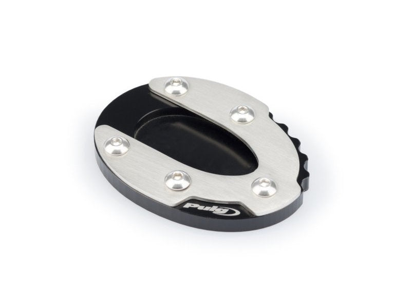 Puig Kickstand Extension Pad In Black for Kawasaki Ninja 650 (20-25)