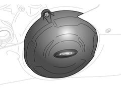 Puig Engine Cover In Black for KTM 790 Duke (18-25)
