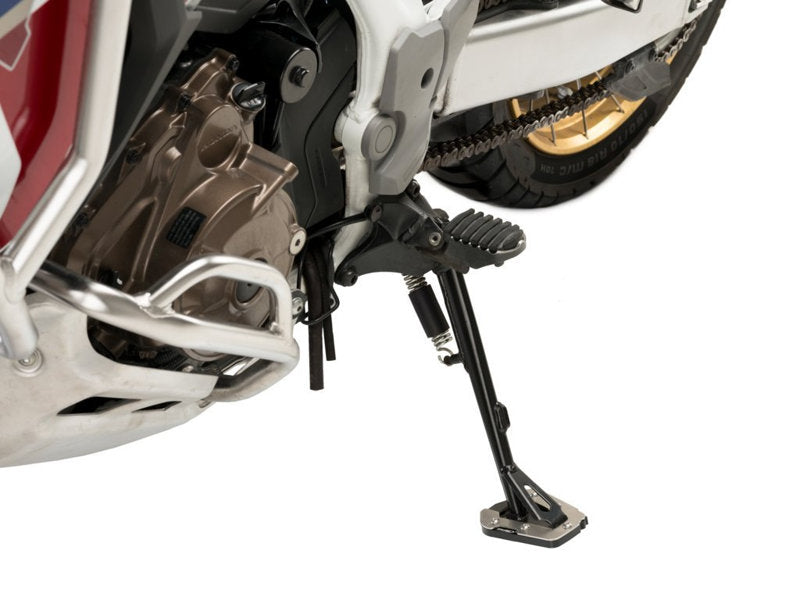Puig Kickstand Extension Pad In Black for Honda Africa Twin CRF1100L (20-25)