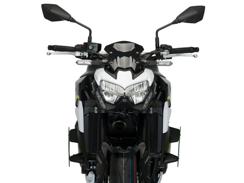 Puig Naked Downforce Spoilers In Black for Kawasaki Z900 (20-24)