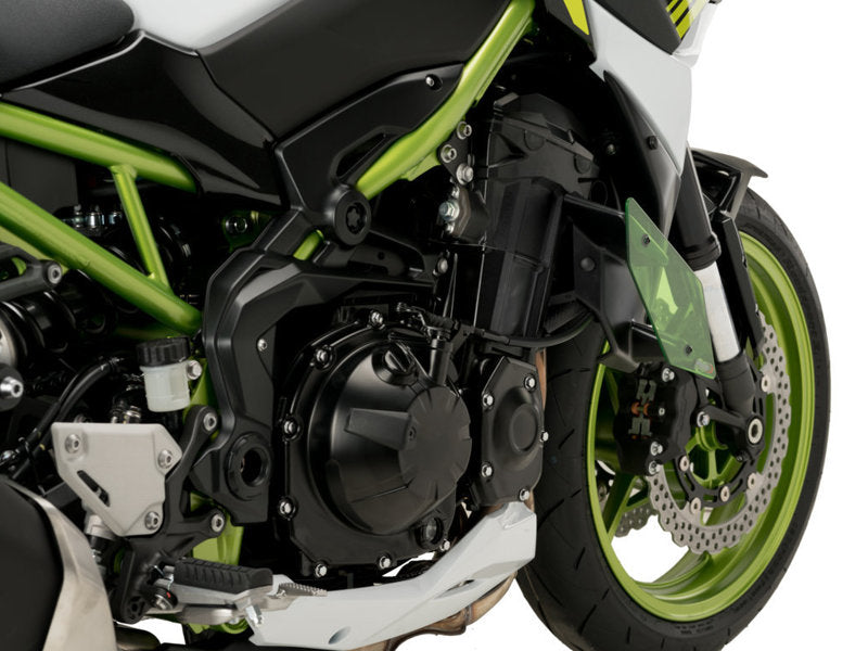 Puig Naked Downforce Spoilers In Black for Kawasaki Z900 (20-24)
