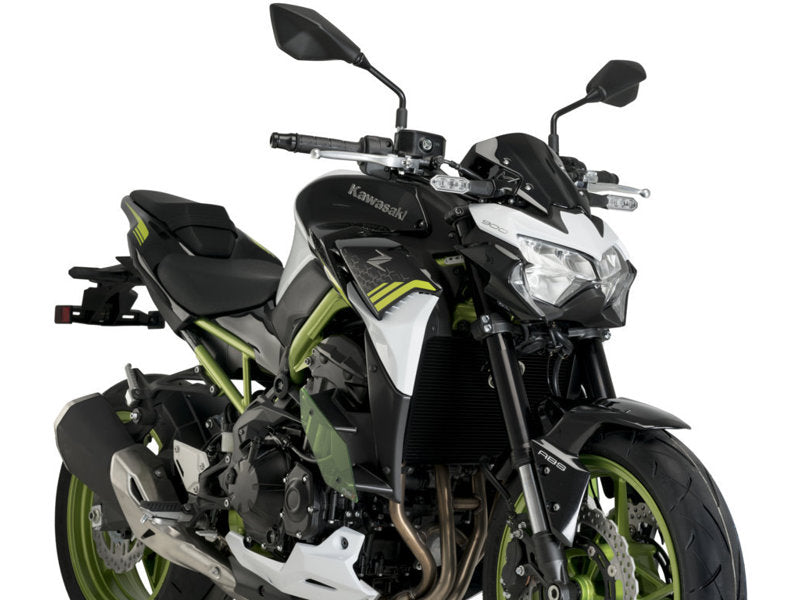 Puig Naked Downforce Spoilers In Black for Kawasaki Z900 (20-24)