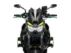 Puig Naked Downforce Spoilers In Black for Kawasaki Z650 (20-25)