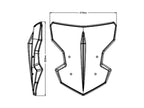 Puig Flanker Screen In Clear for BMW R Nine T Urban G/S (21-24)