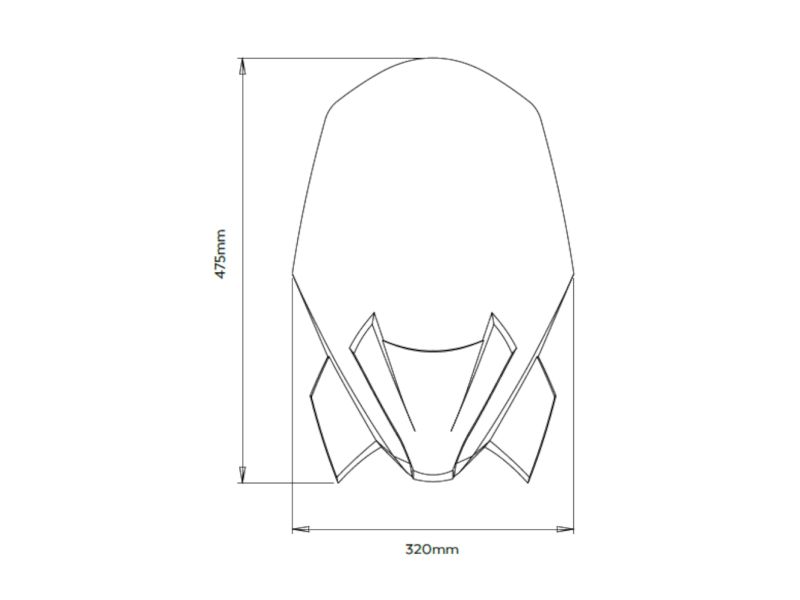 Puig New Generation Touring Screen In Clear for BMW F900 R (20-24)