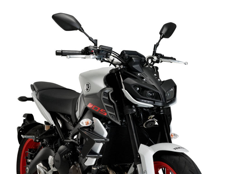 Puig Naked Downforce Spoilers In Black for Yamaha MT-09 (17-20)
