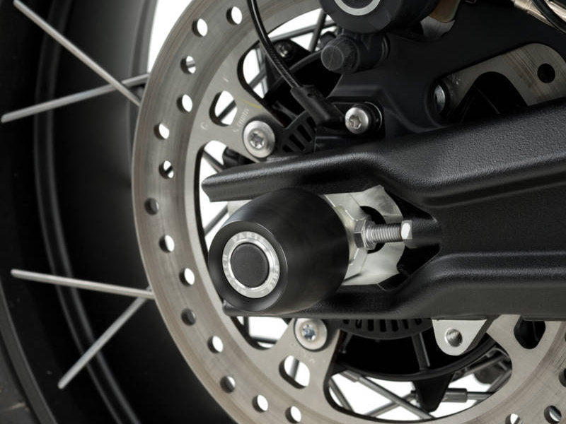 Puig Swing Arm Protector In Black for Triumph Tiger 800 XRT (15-19)