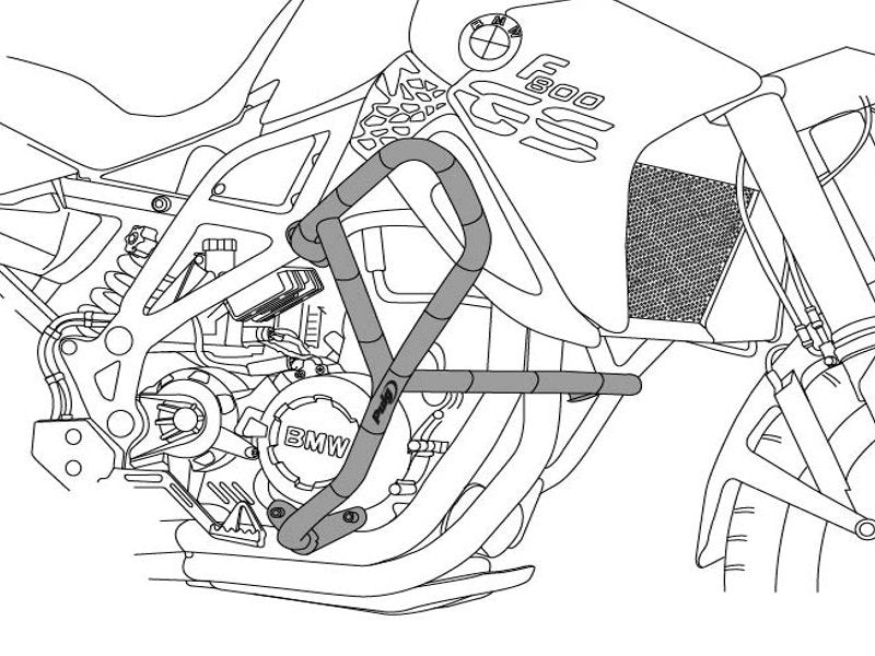 Puig Engine Guard In Black for Triumph Tiger 900 GT Aragon (23)