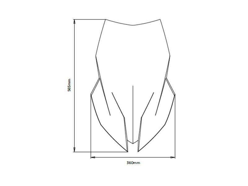 Puig Touring Screen In Clear for BMW F900 XR (20-25)