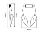 Puig Touring Screen With Extender In Light Smoke for BMW F900 XR (20-25)