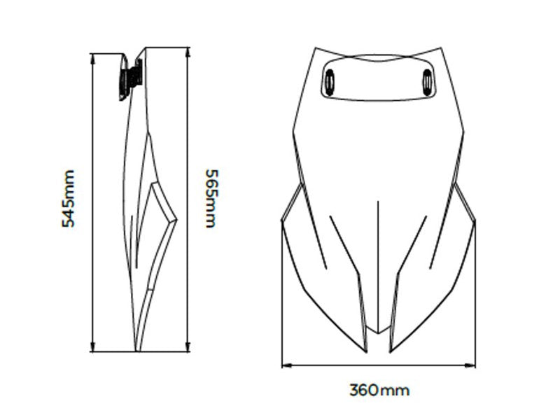 Puig Touring Screen With Extender In Light Smoke for BMW F900 XR (20-25)